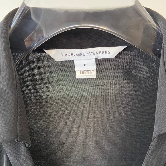 Diane Von Furstenberg Black Wrap Dress - Picture 10 of 10